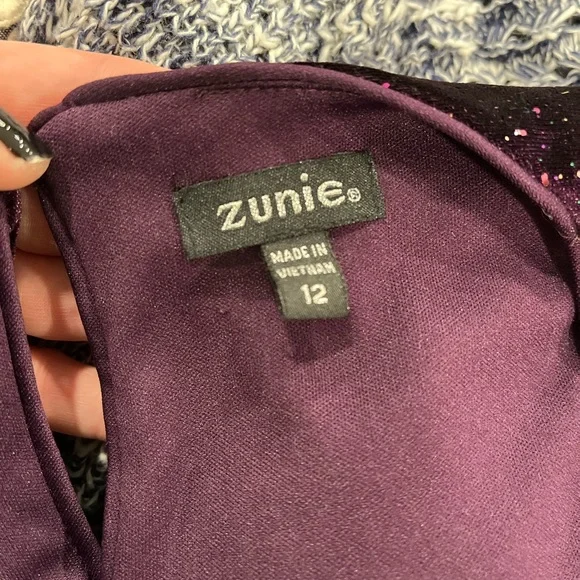 Girls purple dress size 7 - Picture 3 of 11